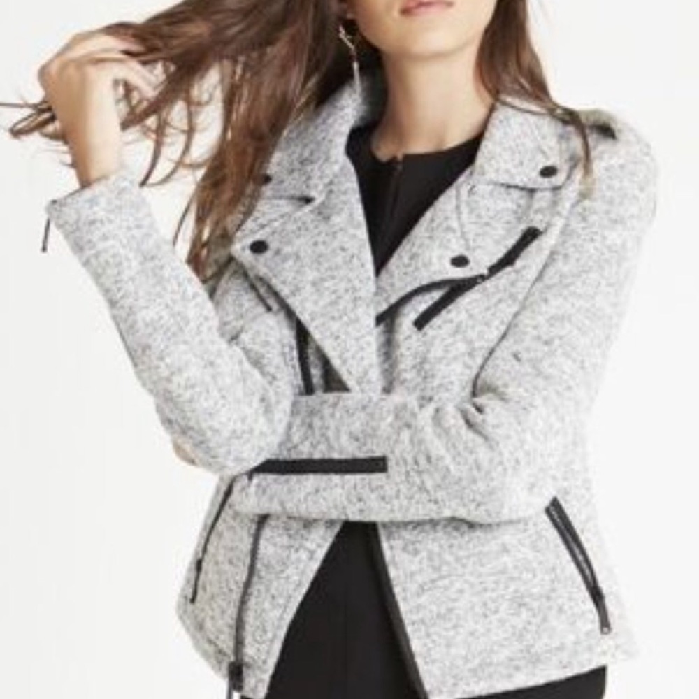 Bcbgeneration Gray Moto Jacket - image 2